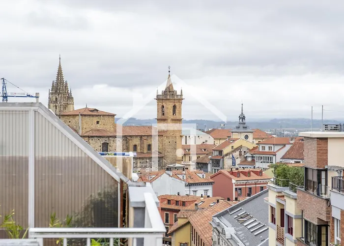 Atico Quintana Ii - Con Terraza, En El Centro Con Wifi Y Garaje * اوفيدو